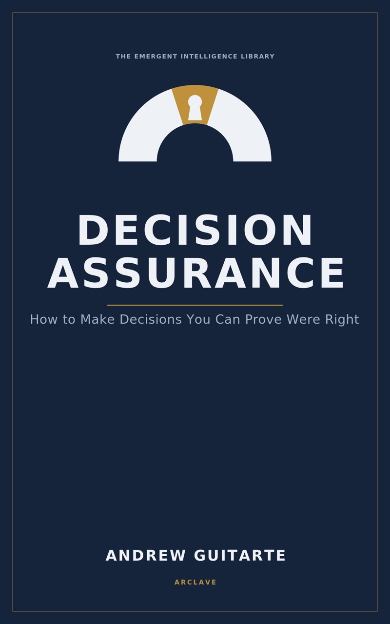 Decision Assurance book cover by Andrew Guitarte